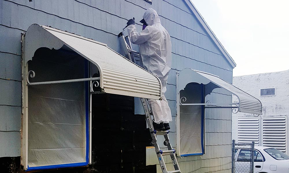 Asbestos Siding on House